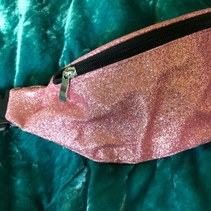 Pink Glitter Fanny Back